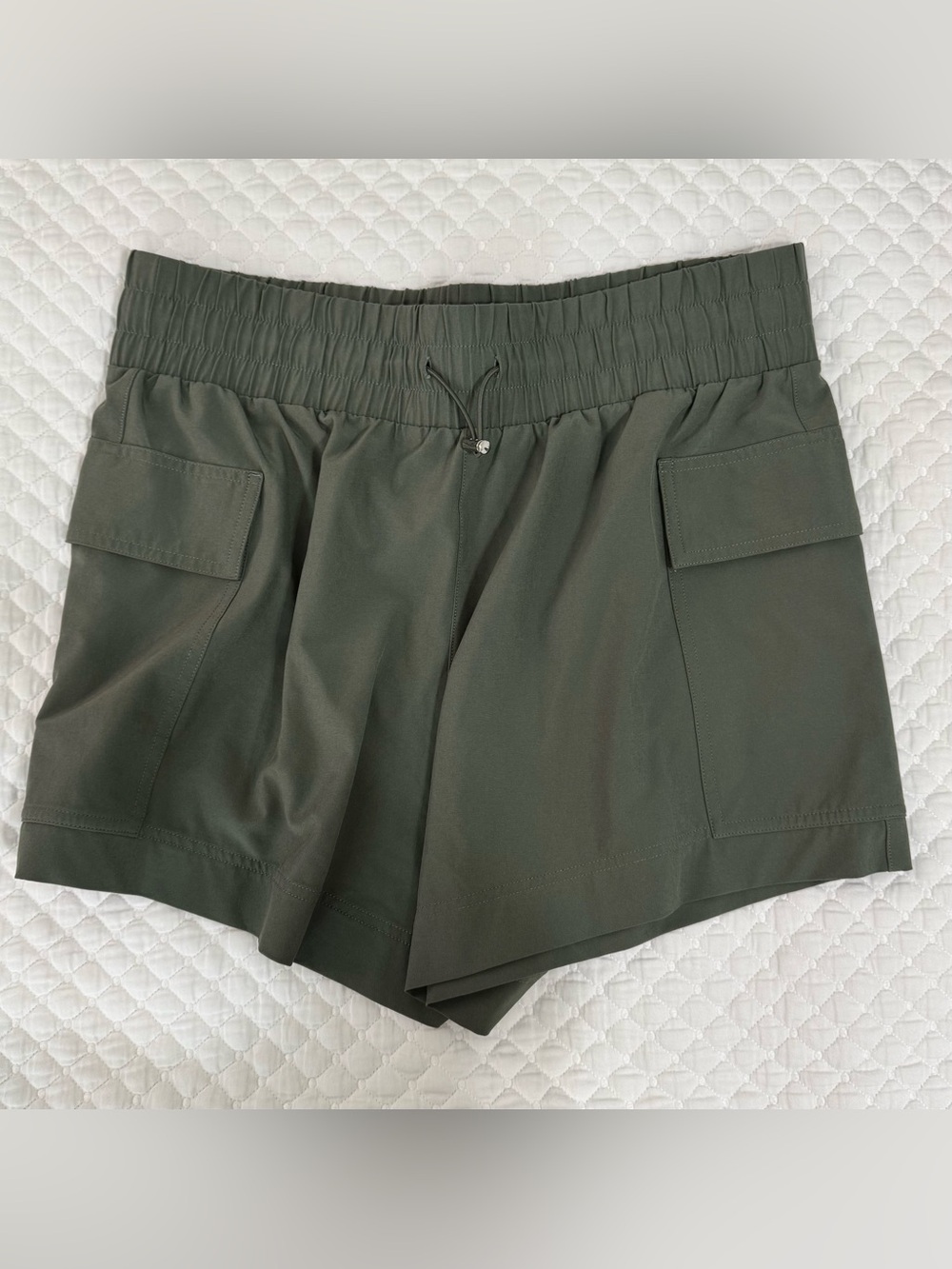 Abercrombie & Fitch - Olive Green Cargo Shorts